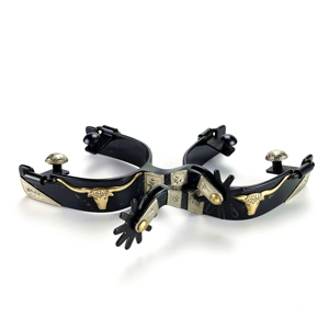 Bán Sỉ Gai Và Nút Bấm Kiểu Phương Tây Bằng Đồng Cho Ngựa Cưỡi Ngựa Kiểu Phương Tây Gai Đua Ngựa Thể Thao Ngoài Trời - Product Image 4