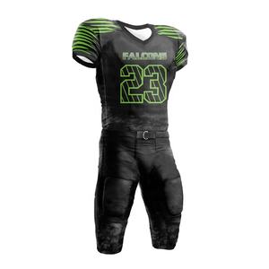 Uniforme de Fútbol Americano Personalizado por Sublimación, Manga Corta, Color Sólido Estampado, Secado Rápido, Personalizable - Product Image 1