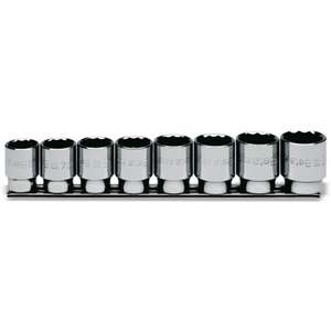 BETA Jeu de 8 douilles à main bi-hexagonales 1 1/2 ''avec support - Product Image 1