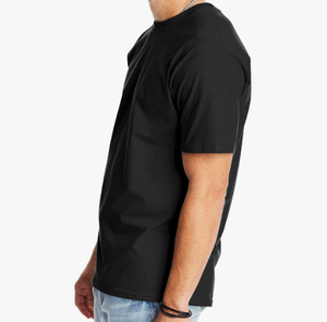 T-shirt personnalisé avec design avant et arrière pour hommes T-shirt à col rond en coton épais Vente en gros T-shirt 100% coton de haute qualité - Product Image 3