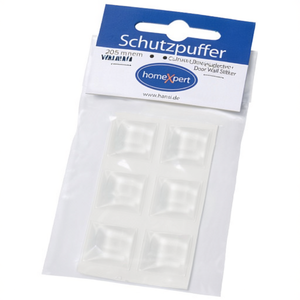Protector de Pared y Puerta Autoadhesivo Cuadrado de Plástico Transparente de 20.5 mm - Product Image 2