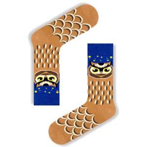 Calcetines Transpirables con Bordado de Búho y Flores, Coloridos, Talla Única, con Logotipo Personalizado, Diseñados para Primavera y Verano - Product Image 1