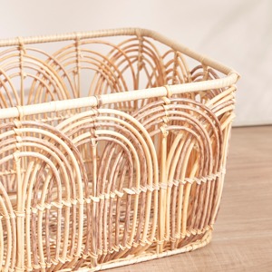 Panier de rangement rond en rotin naturel fait main Shirley, écologique et multifonctionnel, fabriqué à Hanoï - Product Image 4