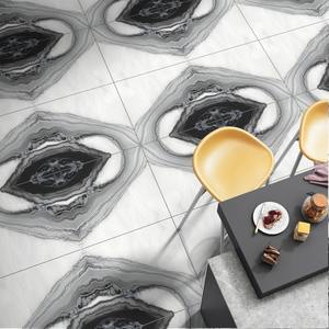 Vistaar-Carreaux de sol en porcelaine brun clair 600x1200mm, émaillés et polis, aspect marbre, épaisseur 20mm, pour salle de bains, centre commercial, design moderne - Product Image 1