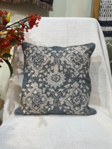 ปลอกหมอนอิงผ้าลินินปักขนาด18*18นิ้วทำด้วยมือคุณภาพสูงสำหรับตกแต่งบ้าน - Product Image 4