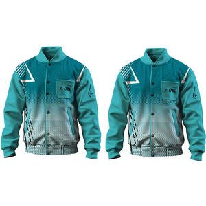 Nouvelle arrivée : veste d'hiver pour homme de style Letterman avec col montant et logo frontal, respirante, écologique, design personnalisable - Product Image 4