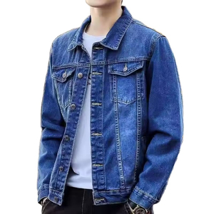 <b>Men's</b> Winter Denim <b>Jacket</b>-Vintage Style Breathable Eco-Friendly Faux Fur Lining Quick Dry OEM Service High Quality Wholesale - Product Image 1