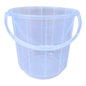 Compre un Cubo de Plástico PP Ecológico de Alta Calidad de 3L con Asa y Tapa, Disponible en Colores Transparentes y Forma Redonda - Product Image 4