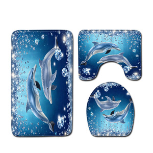 Custom Printed <b>Bath</b> Mat Bathroom Rug <b>Set</b> for Bathroom Non-Slip <b>Shower</b> Curtain <b>Bath</b> Mat - Product Image 5