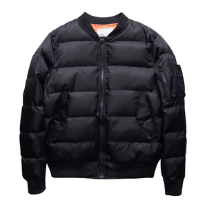 Veste matelassée légère et chaude en toile pour homme, imperméable et coupe-vent, avec logo personnalisé disponible - Product Image 6