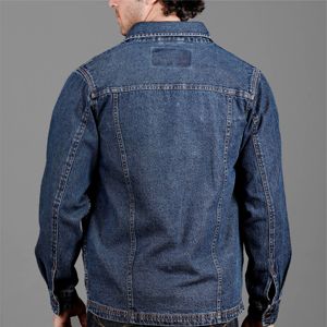 Chaqueta vaquera informal para hombre, chaqueta vaquera cómoda y versátil, perfecta para atuendos informales y actividades al aire libre - Product Image 2
