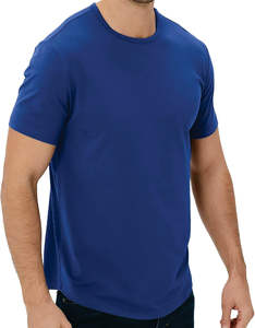 Crew Fitness T-shirts pour hommes Chemise à manches courtes de haute qualité Logo sérigraphié en soie Trendy Casual Fit Premium 100% Polyester - Product Image 1