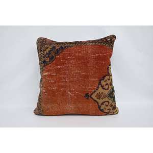 Almohada de lana Bohemia multicolor Cojín con estampado floral vintage de 28x28 pulgadas portátil para ropa de cama y uso en el suelo - Product Image 1