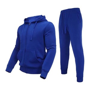 Wholesale <b>Printed</b> Winter Men's 2-Piece <b>Hoodie</b> Sweat Suit Tracksuits 100% Cotton Customizable Sportswear - Product Image 6