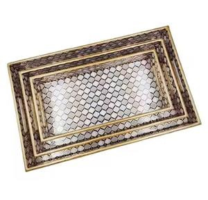 Bandeja de Servicio Apilable para Regalos de Cumpleaños, Esmaltada, Impresa y Personalizada para Decoración del Hogar, Desayuno, Ramadán - Product Image 5