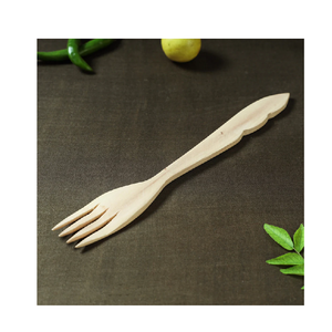 Cubiertos de madera Cuchara de madera Cuchillo Tenedor para restaurantes domésticos y color de madera personalizado - Product Image 1