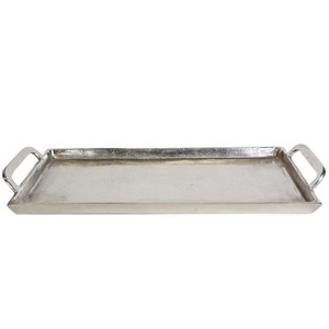Bandeja DE SERVICIO DE ACERO INOXIDABLE hecha a mano, ideal para restaurantes de alta calidad y uso en la cocina - Product Image 2