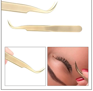 Lot de 6 pinces à épiler pour sourcils, couleur personnalisée, marque privée, logo personnalisé, extensions de cils à bas prix - Product Image 5