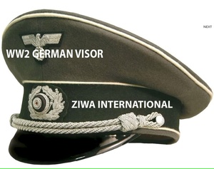 Gorro de Esquí Alemán M43 de la Segunda Guerra Mundial, ZIWA INTERNATIONAL, Bordado a Mano, Diseño a Cuadros Dibujado a Mano, Informal, para Exteriores, Cuatro Estaciones, Unisex, 100% - Product Image 2
