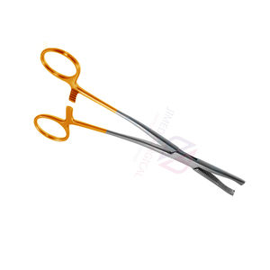 Instrument chirurgical Dingman Half Gold | Pince de maintien d'os manuelle de haute précision avec mâchoires étroites | Pince en acier inoxydable - Product Image 4