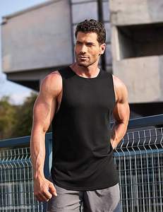 Logo personnalisé Haut de gymnastique sans manches pour hommes Performance légère adaptée à l'entraînement Vêtements de sport Chemise sans manches pour l'exercice - Product Image 3