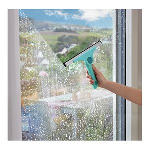 For Leifheit Tergivetro 2 in 1 (28cm) CLICK SYSTEM Verde 51425 Dual-Use <b>Squeegee</b> for Optimal Kitchen Cleaning - Product Image 5