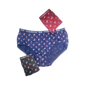 Venta Directa de Fábrica Paquete de 3 Pantis de Encaje Estampado de Corte Alto para Mujer Estilo Cotidiano Tejido de Punto para Chicas - Product Image 6