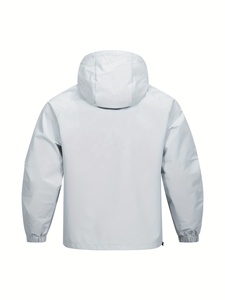 Chaqueta Cortavientos con Protección Solar, Diseño Personalizado OEM, Logotipo Impreso, Impermeable, Color Sólido, Carcasa de Poliéster - Product Image 2