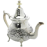 Théière en laiton antique George, ensembles de café et de thé, Chaman Inde