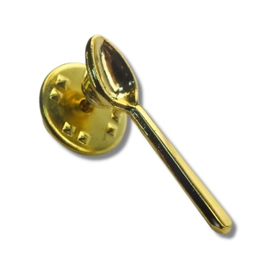 Alfileres de solapa de diseño bonito personalizado alfileres de esmalte divertidos estilo cuchara pulida - Product Image 4