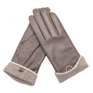 Guantes de Invierno Forrados para Hombre, Guantes de Vestir de Cuero Cálidos para Uso Casual al Aire Libre - Product Image 1