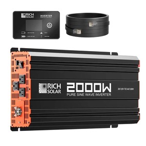 Onduleur à onde sinusoïdale pure RICH SOLAR 50KW DC12V vers AC220V, hors réseau, mural, empilable, pour stockage d'énergie domestique au lithium-ion - Product Image 3