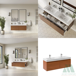 Gabinetes de madera modernos Juego de casa al por mayor para dormitorio Cocina Sala de estar Uso Aparadores de madera y metal Listo para ensamblar - Product Image 2