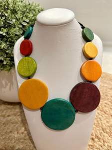 Rustic Wood Necklace for Minimalist Fashion-Handcrafted <b>Wooden</b> Crafts Boxes <b>Wall</b> <b>Signs</b> - Product Image 2