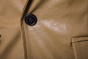 Men <b>Leather</b> <b>Blazer</b> Best Selling Lightweight Top Trending High Quality Windproof Breathable New Design Men <b>Leather</b> <b>Blazer</b> - Product Image 4