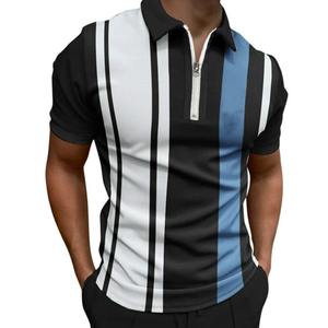Polo pour homme en tissu haut de gamme sport golf, style décontracté, polo à col zippé, nouveauté 2025 - Product Image 2