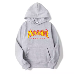 Heavyweight Hoodie Essentials de gran tamaño recortada con patrón de impresión personalizable de tela francesa - Product Image 5