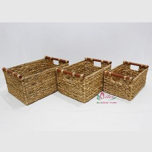 Vintage Compact Plant Fiber <b>Storage</b> <b>Baskets</b> for Home Organization and Efficient <b>Storage</b> in Various Living Spaces - Product Image 3