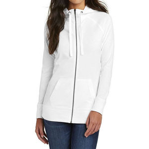 Sweat à capuche pour femme de qualité supérieure, 100% coton molletonné, lourd, respirant, anti-boulochage, logo personnalisable sur le devant, décontracté - Product Image 1