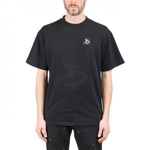 Camiseta de gran tamaño OEM para hombre con impresión personalizada y ajuste relajado para ropa de Hip Hop camiseta de gran tamaño de marca - Product Image 1