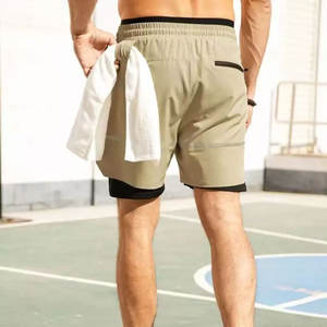 Precio razonable, el mejor diseño, mallas para hombre con pantalones cortos, pantalones cortos de algodón ligeros de secado rápido y transpirables para hombre con tamaño de logotipo personalizado - Product Image 6