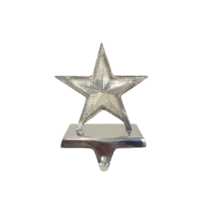 Decorated Star Shape Design <b>Stocking</b> <b>Holder</b> for Home Living Room Decorative Item - Product Image 2
