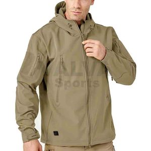 VALVA SPORTS Chaqueta Softshell elegante para hombre Tela de lona de invierno a prueba de viento Impermeable y transpirable Diseño OEM - Product Image 6