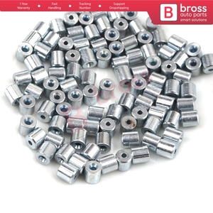 BCR003 BCR003 สายเคเบิลรีเลย์หน้าต่าง สายรัด ปลายสาย หมุดยึด 5x5/1.7 มม. 100 ชิ้น - Product Image 3