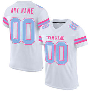 Jersey de Fútbol Americano Personalizable, Transpirable, Resistente, 100% Poliéster, Protección UV, para Entrenamiento de Equipos Adultos y Universitarios - Product Image 5
