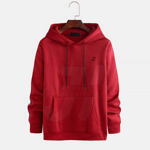 Nouveau style de pulls à capuche pour hommes Nouvelle arrivée Couleur unie Hiver Coton Polyester Vente en gros de pulls à capuche Col à capuche - Product Image 1