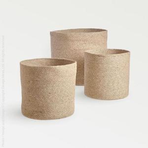 Vente chaude en ligne Ensemble de paniers en jute Ensemble de 2 paniers en jonc de mer pour la cuisine et la chambre à coucher Logo privé - Product Image 6