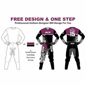Nouveau maillot de course BMX personnalisé de qualité supérieure Équipement de course de montagne sublimé personnalisé Équipement de course BMX vente en gros directement en usine - Product Image 2