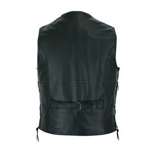 Vêtements décontractés Gilet en cuir pour hommes à prix raisonnable Gilet en cuir pour hommes, respirant et chaud pour l'hiver En stock - Product Image 6