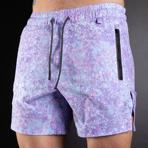 Pantalones cortos holgados de cintura elástica de verano de béisbol de secado rápido de color sólido al por mayor para hombres, pantalones cortos casuales más vendidos para hombres - Product Image 1